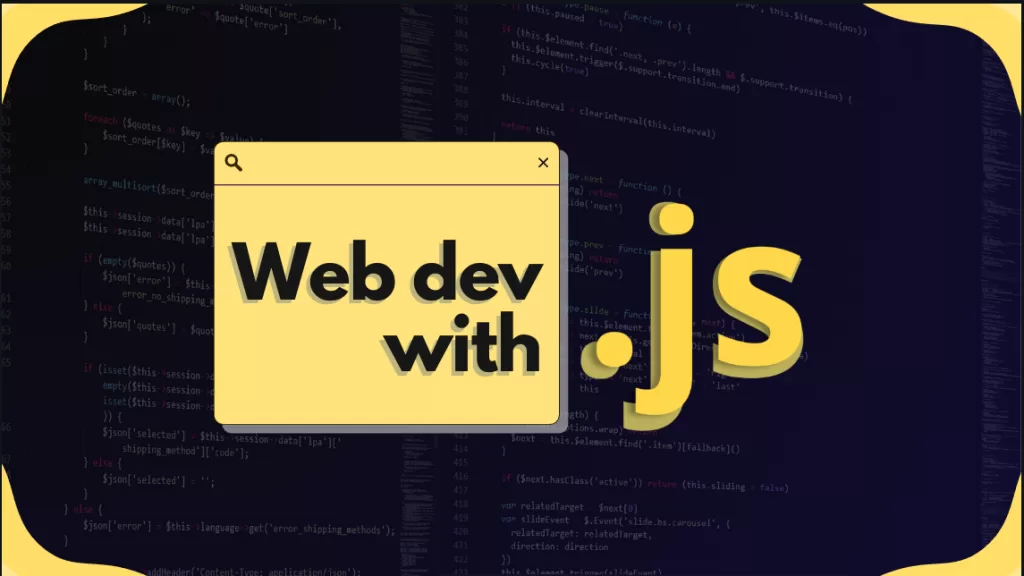 Web dev with JS.