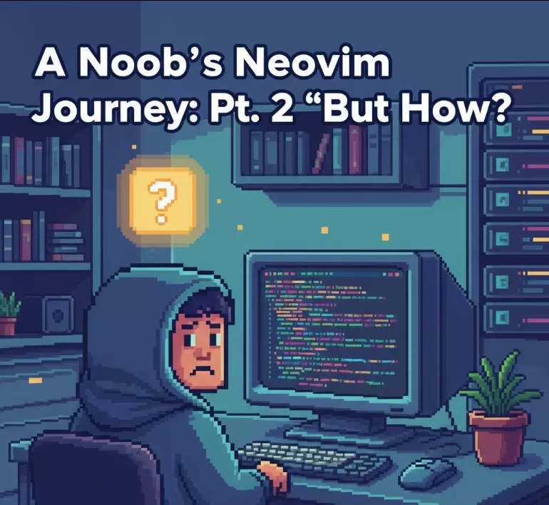 A Noob's Neovim Journey Pt. 2 - Featured Image
